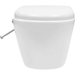 VidaXL Wall Hung Rimless Toilet with Bidet Function 145781