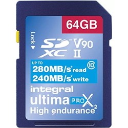 Integral UltimaPro X2 SDXC Class 10 UHS-II V90 64Gb