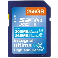 Integral UltimaPro X2 SDXC Class 10 UHS-II V90 256Gb