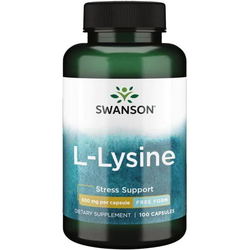 Swanson Free Form L-Lysine 500 mg 100 cap