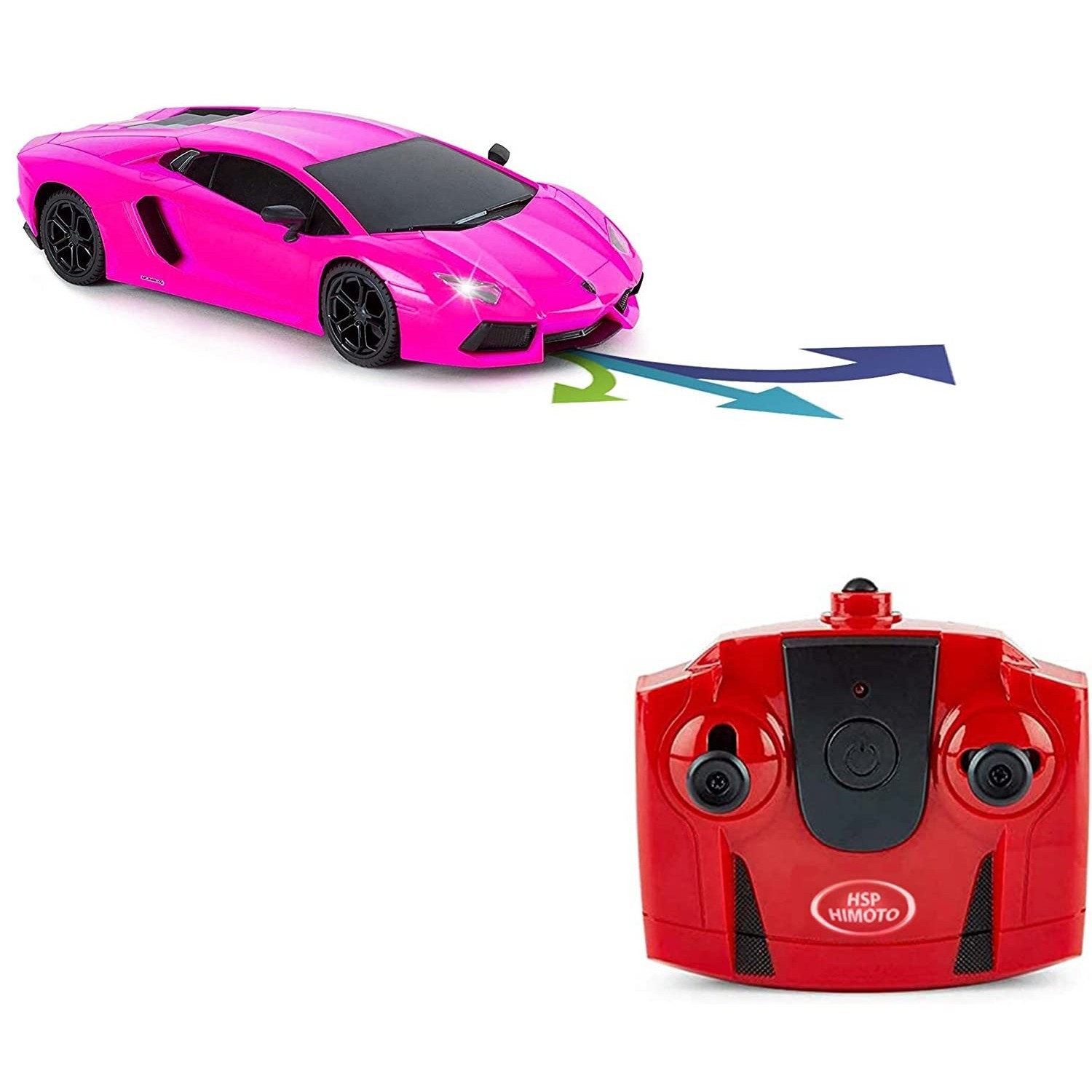 Himoto HSP RC Lamborghini Aventador Pink Edition 1:24