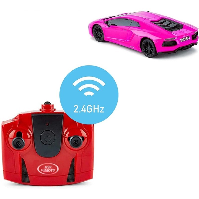 Himoto HSP RC Lamborghini Aventador Pink Edition 1:24