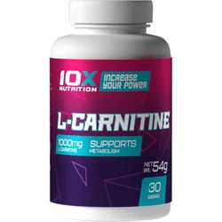 10X Nutrition L-Carnitine 1000 mg 30 tab