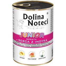Dolina Noteci Premium Junior Rich in Turkey Hearts 400 g