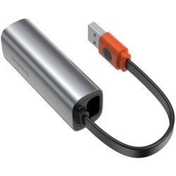 BASEUS Steel Cannon Series USB A &amp; Type-C Bidirectional Gigabit LAN Adapter