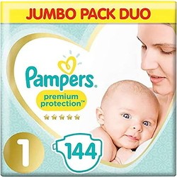 Pampers Premium Protection 1 / 144 pcs