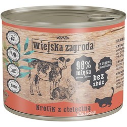 Wiejska Zagroda Kitten Canned Rabbit with Veal 200 g