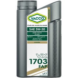 Yacco VX 1703 FAP 5W-30 1L