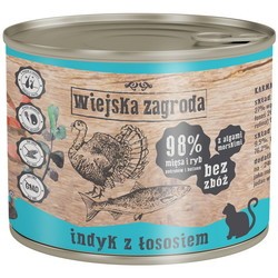 Wiejska Zagroda Adult Canned Turkey with Salmon 200 g