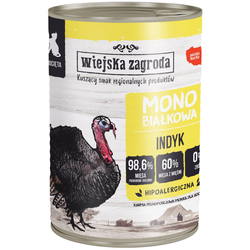Wiejska Zagroda Adult Monoprotein Cat Canned with Turkey 400 g