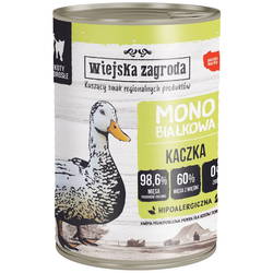 Wiejska Zagroda Adult Monoprotein Cat Canned with Duck 400 g