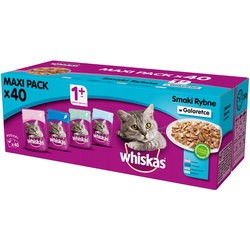 Whiskas 1+ Fish Selection in Jelly 40 pcs