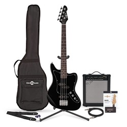 Gear4music Seattle Short Scale Bass Guitar 35W Amp Pack
