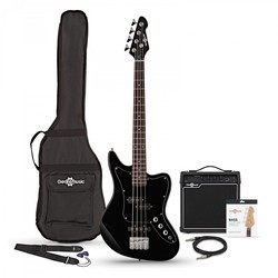 Gear4music Seattle Short Scale Bass Guitar 15W Amp Pack