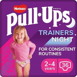 Huggies Pull-Ups Night Girl 2-4 / 36 pcs