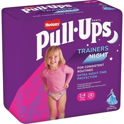 Huggies Pull-Ups Night Girl 2-4 / 18 pcs