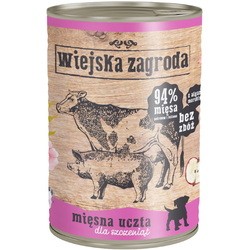 Wiejska Zagroda Puppy Canned Meat Feast 400 g 6 pcs