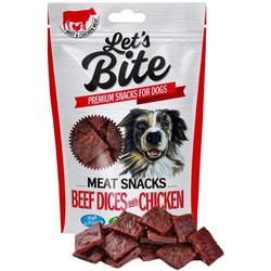 Brit Lets Bite Meat Snacks Beef Dices with Chicken 4 pcs