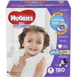 Huggies Little Movers Plus 4 / 180 pcs