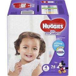 Huggies Little Movers 4 / 74 pcs