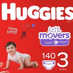 Huggies Little Movers 3 / 140 pcs