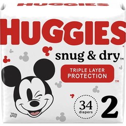 Huggies Snug and Dry 2 / 34 pcs