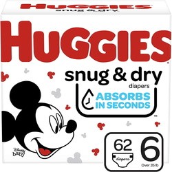 Huggies Snug and Dry 6 / 62 pcs