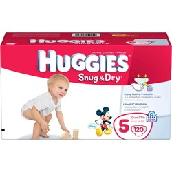 Huggies Snug and Dry 5 / 120 pcs