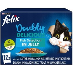 Felix Doubly Delicious Fish Selection in Jelly 12 pcs