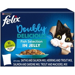 Felix Doubly Delicious Fish Selection in Jelly 48 pcs