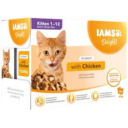 IAMS Delights Kitten Chicken in Gravy 12 pcs