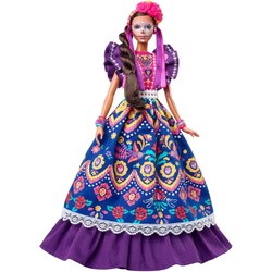 Barbie Dia De Muertos Doll In Ruffled Dress And Calavera Face Paint HBY09