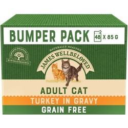 James Wellbeloved Adult Cat Turkey in Gravy 48 pcs
