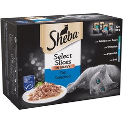 Sheba Select Slices Fish Collection in Gravy 12 pcs