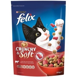 Felix Crunchy&amp;Soft Beef with Chicken 2 pcs