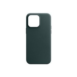 ArmorStandart Fake Leather Case for iPhone 14 Pro Max (зеленый)