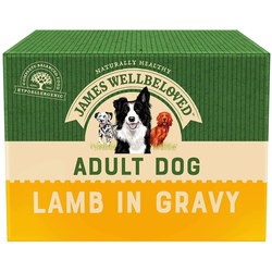 James Wellbeloved Adult Lamb in Gravy Pouches 80 pcs