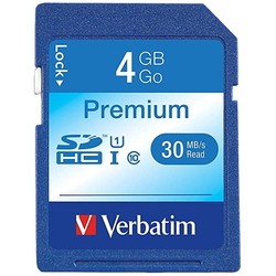 Verbatim Premium SDHC UHS-I V10 U1 Class 10 4Gb