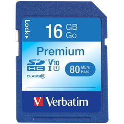 Verbatim Premium SDHC UHS-I V10 U1 Class 10 16Gb