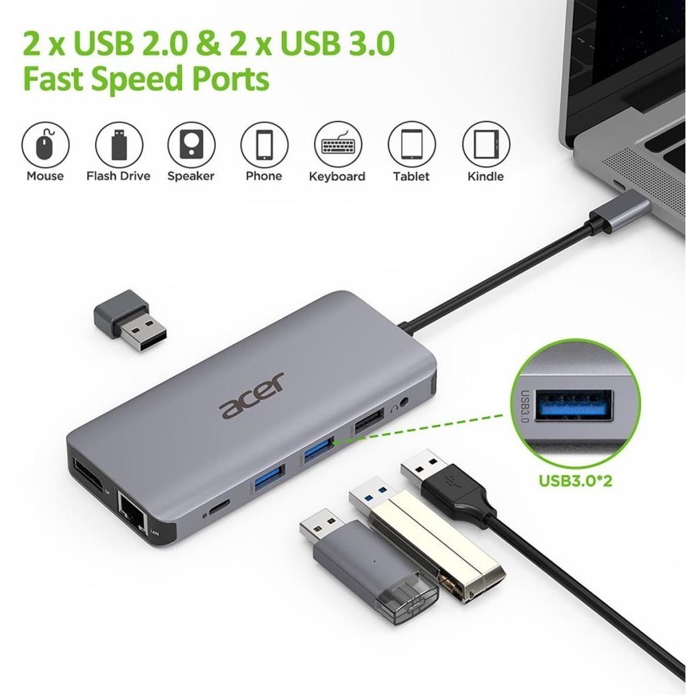 Acer 12-in-1 Type C Dongle
