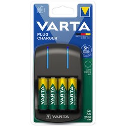 Varta Plug Charger + 4xAA 2100 mAh