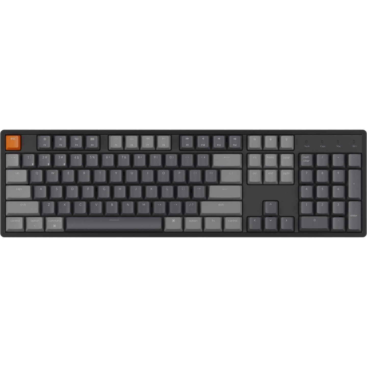 Keychron K10 RGB Backlit Aluminium Frame Gateron G Pro Blue Switch