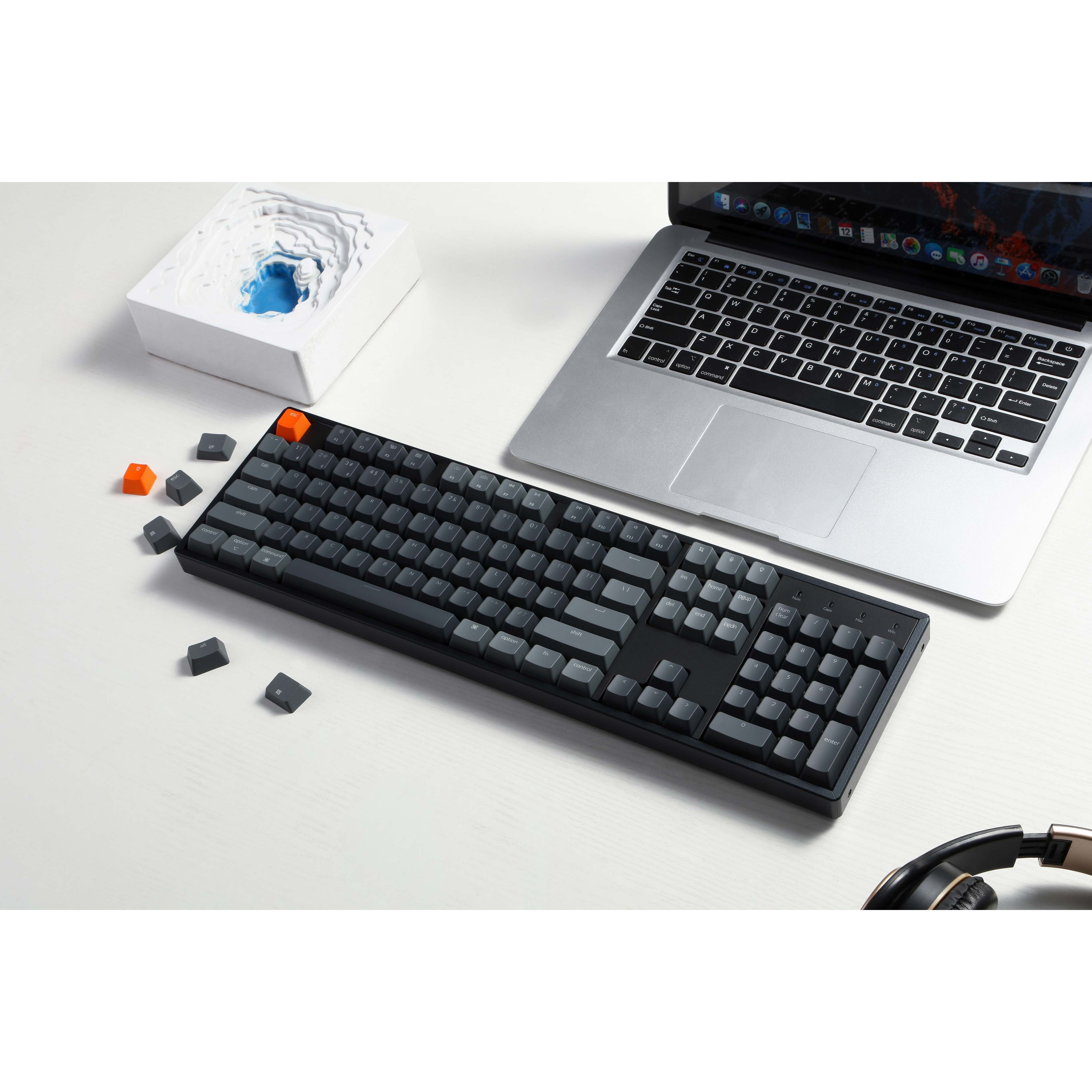 Keychron K10 RGB Backlit Aluminium Frame Gateron G Pro Blue Switch
