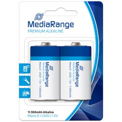 MediaRange Premium Alkaline 2xD