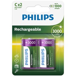 Philips 2xC 3000 mAh
