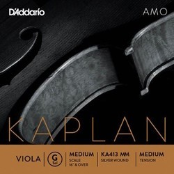 DAddario Kaplan Amo Single G Viola String Medium Scale Medium