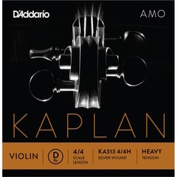 DAddario Kaplan Amo Single D Violin String 4/4 Heavy