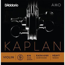 DAddario Kaplan Amo Single G Violin String 4/4 Heavy