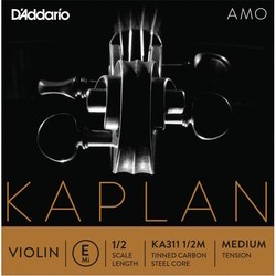 DAddario Kaplan Amo Single E Violin String 1/2 Medium