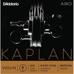 DAddario Kaplan Amo Single A Violin String 3/4 Medium